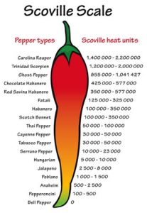 Hot Sauce Scoville Scale
