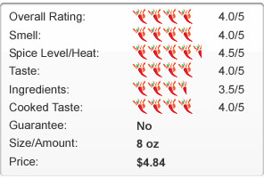Huy Fong Chii Garlic Sauce Review Chart